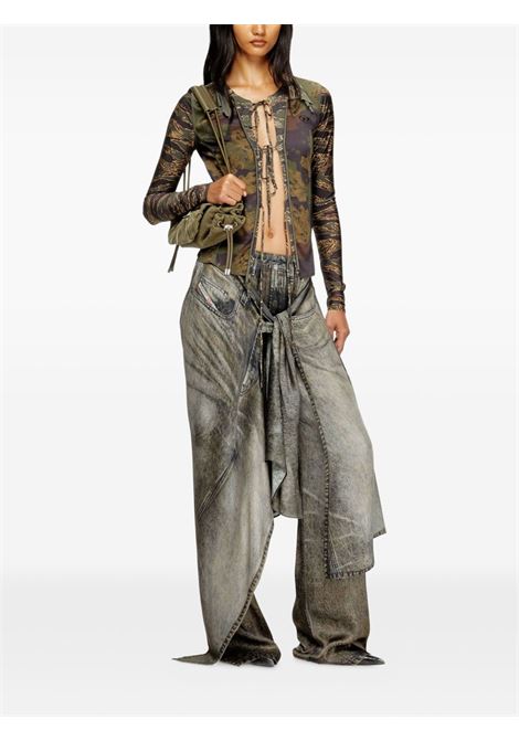 p-aloma pants woman grey DIESEL | A18579 0LKCT02